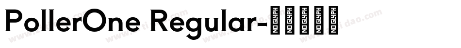 PollerOne Regular字体转换
